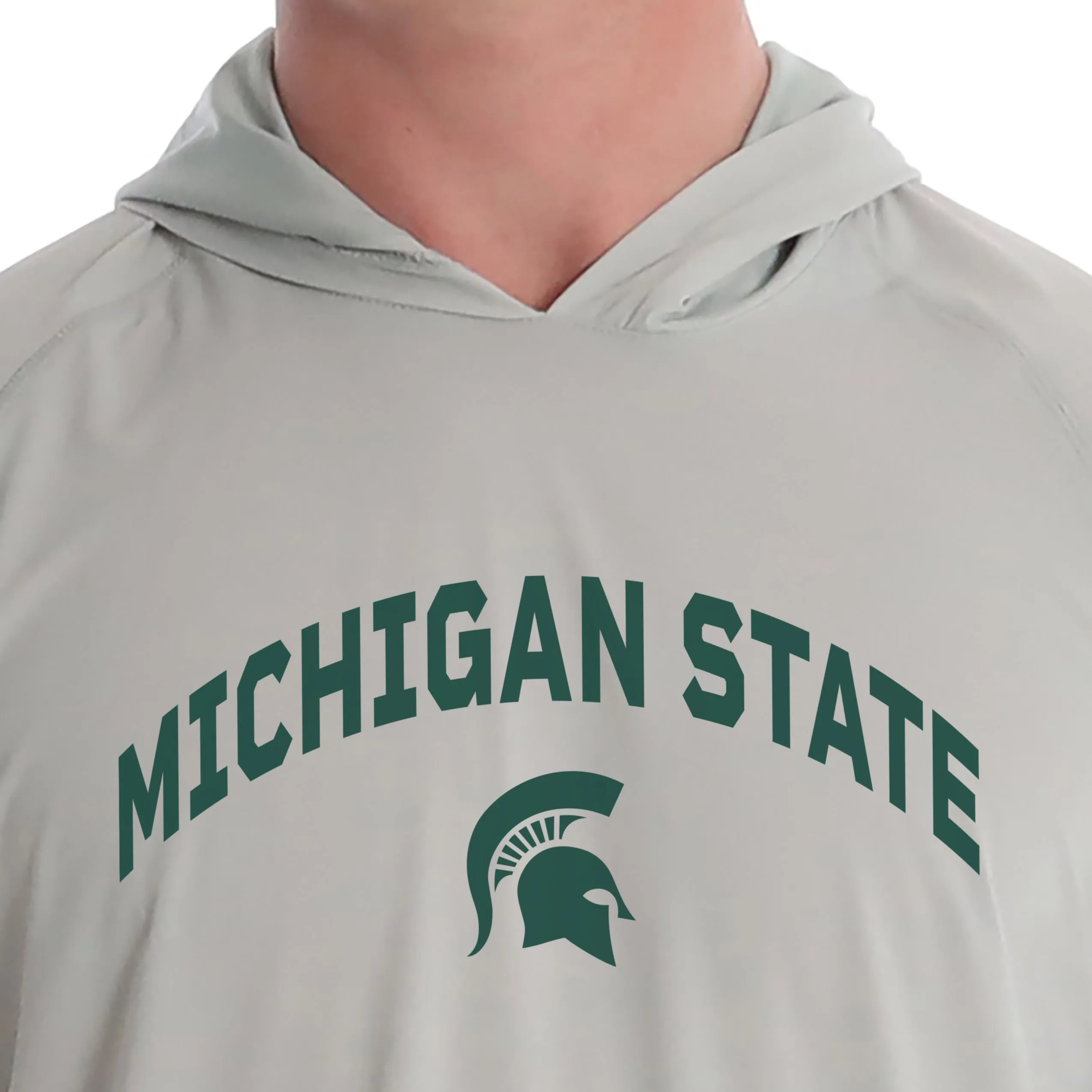 Anguilla Hoodie MSU - Grey Heather