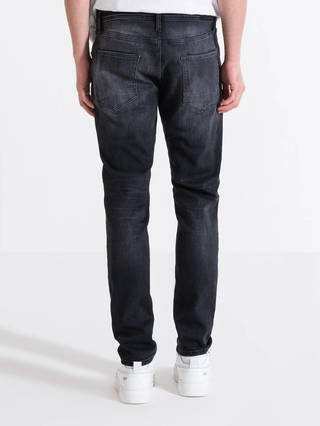 Antony Morato Men Black Solid Tapered Fit Jeans