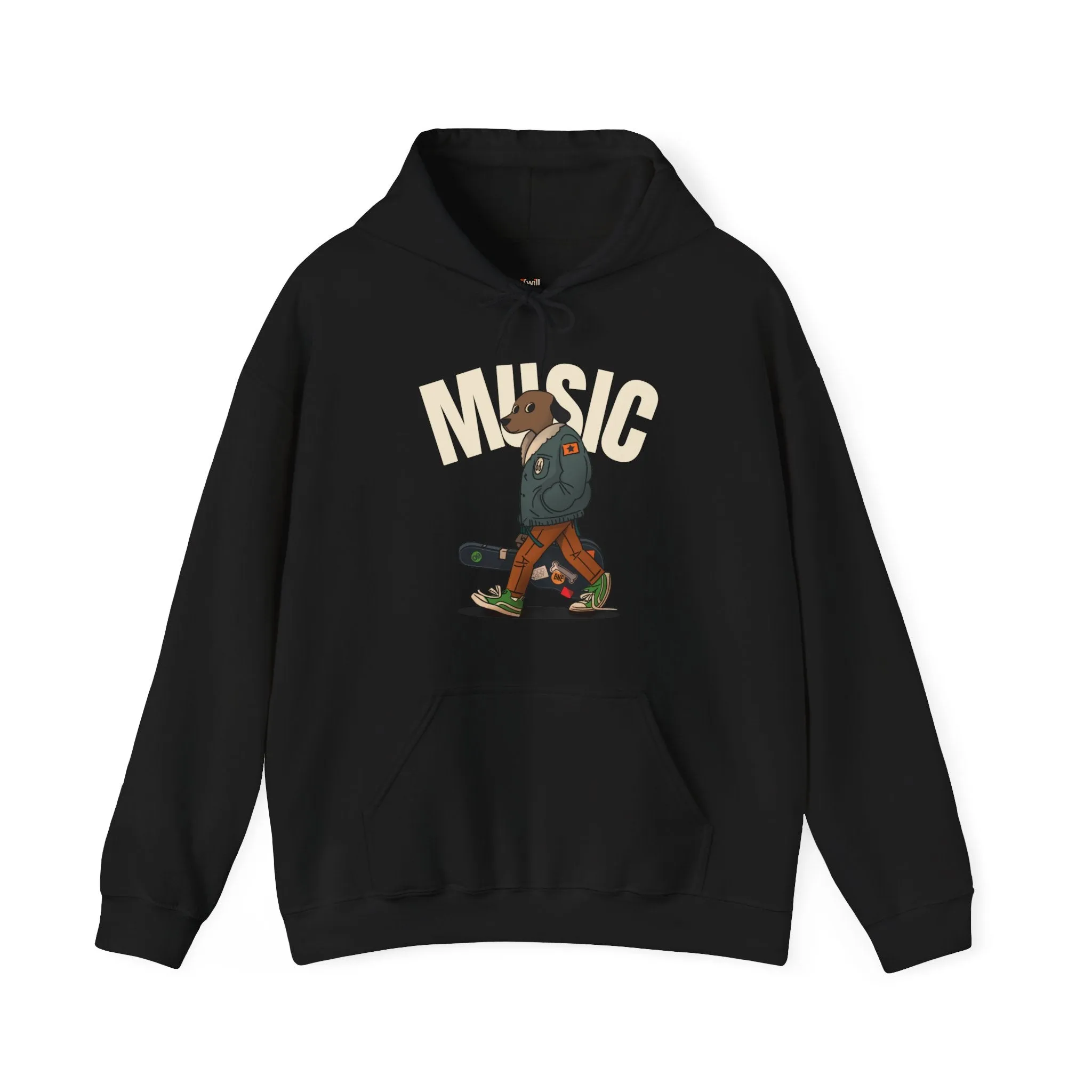 Band Music Dog Walker Hoodie