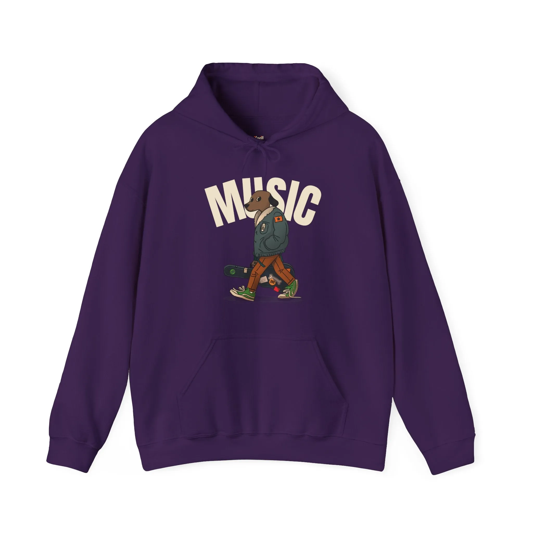 Band Music Dog Walker Hoodie