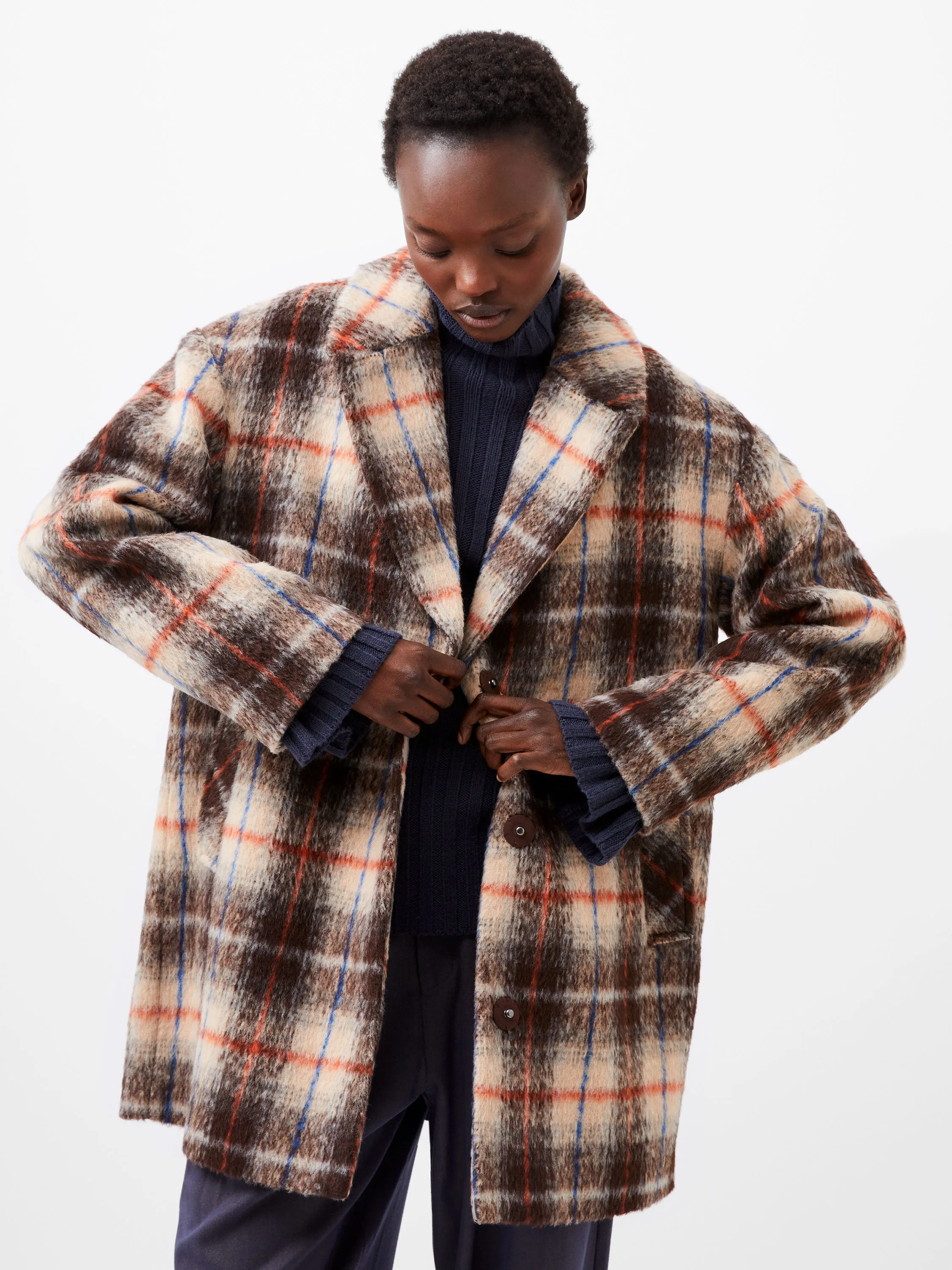 Blake Check Coat