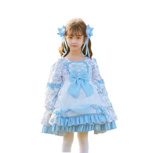 Children's Lolita Dresses little girl fresh cake princess dress Costumes Party