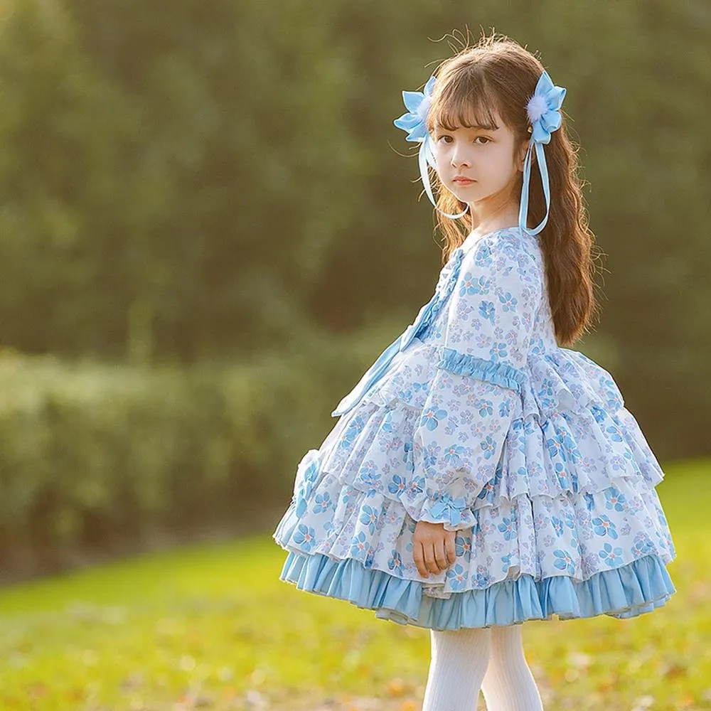 Children's Lolita Dresses little girl fresh cake princess dress Costumes Party