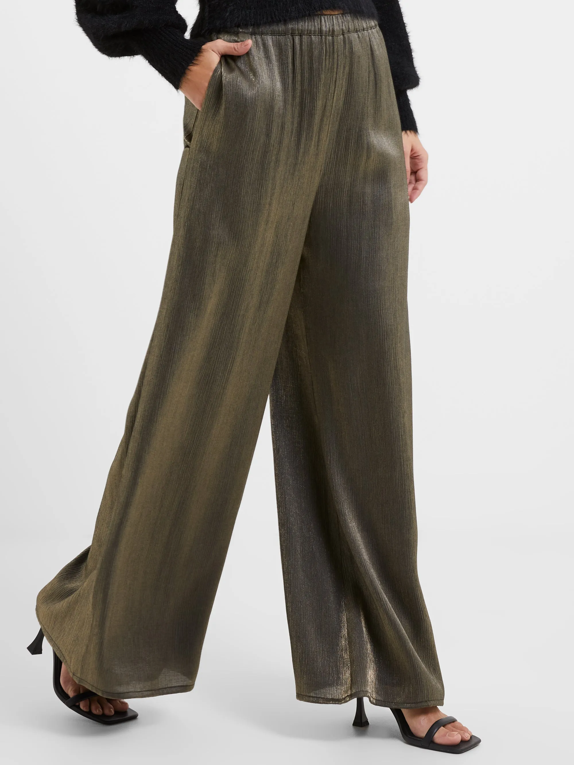 Dafne Shine Wide Leg Trousers