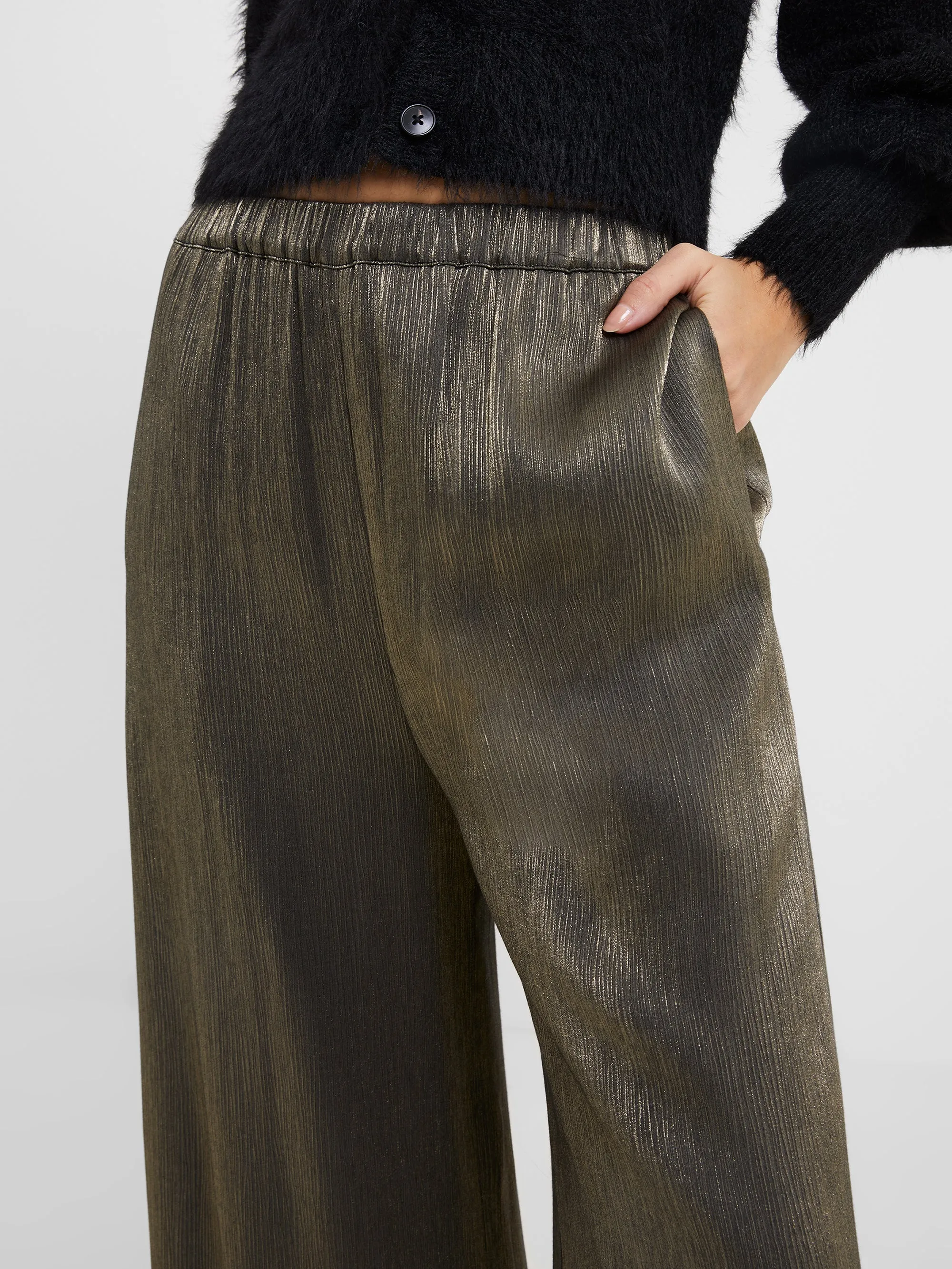 Dafne Shine Wide Leg Trousers