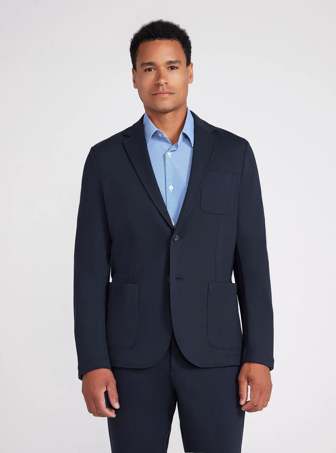 Eco Navy Blue Tech Tyron Blazer