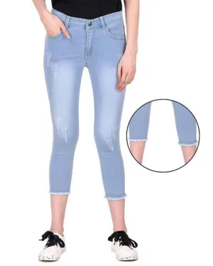 Fabulous Stunning Blue Denim Jeans For Women