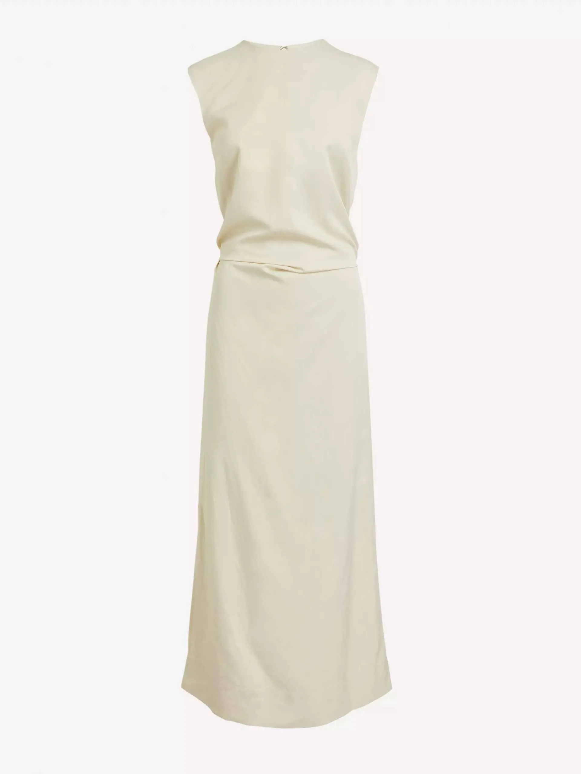 Fluid tie-waist dress