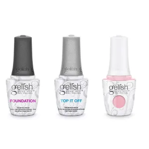 Gelish Combo - Base, Top & Follow The Petals