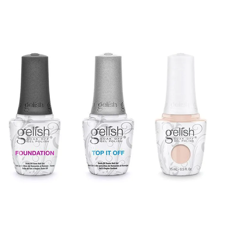 Gelish Combo - Base, Top & Simply Irresistible