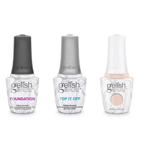 Gelish Combo - Base, Top & Simply Irresistible