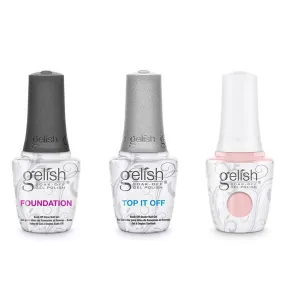 Gelish Combo - Base, Top & Strike A Posie