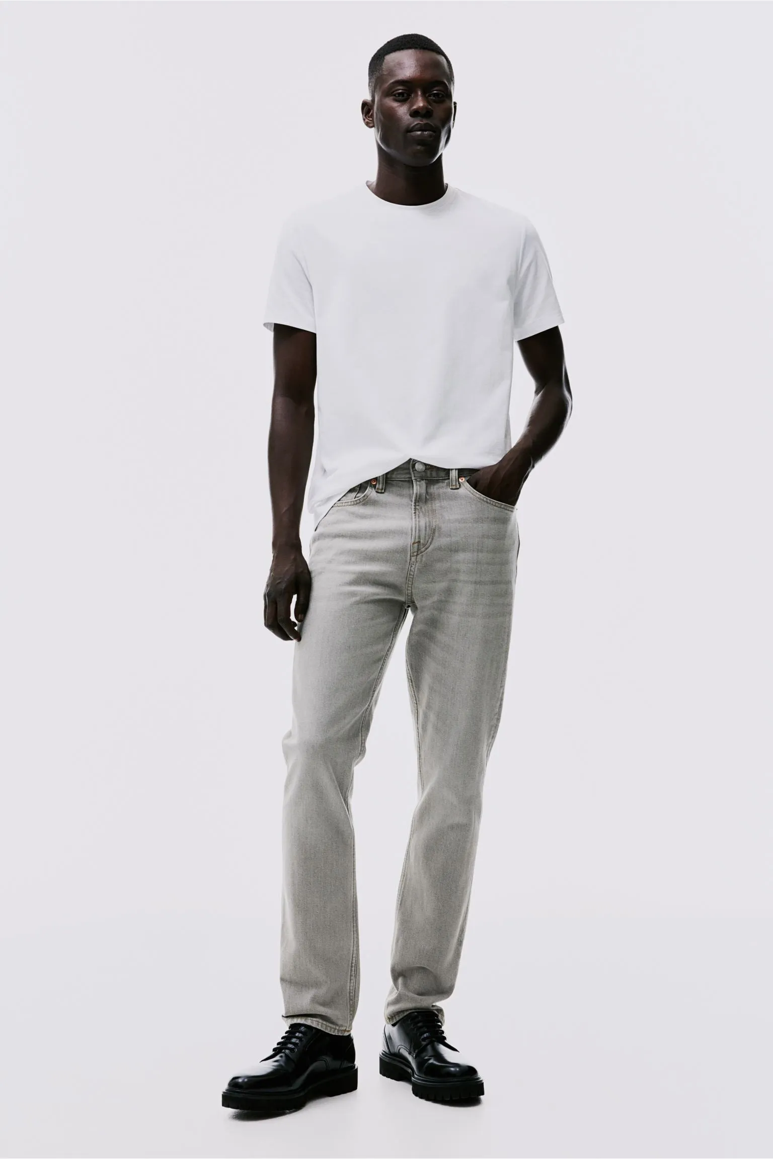 H&M Slim jeans, light gray