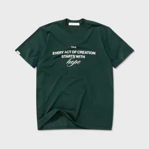 Hope T-Shirts - Pine Green