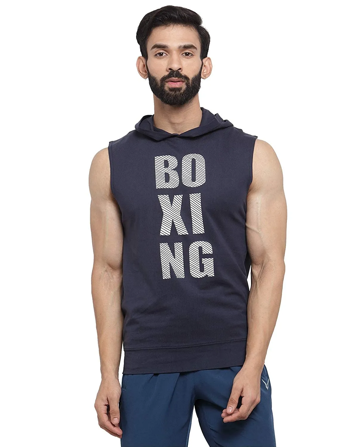 Invincible Men’s Boxing Sleeveless Hoody