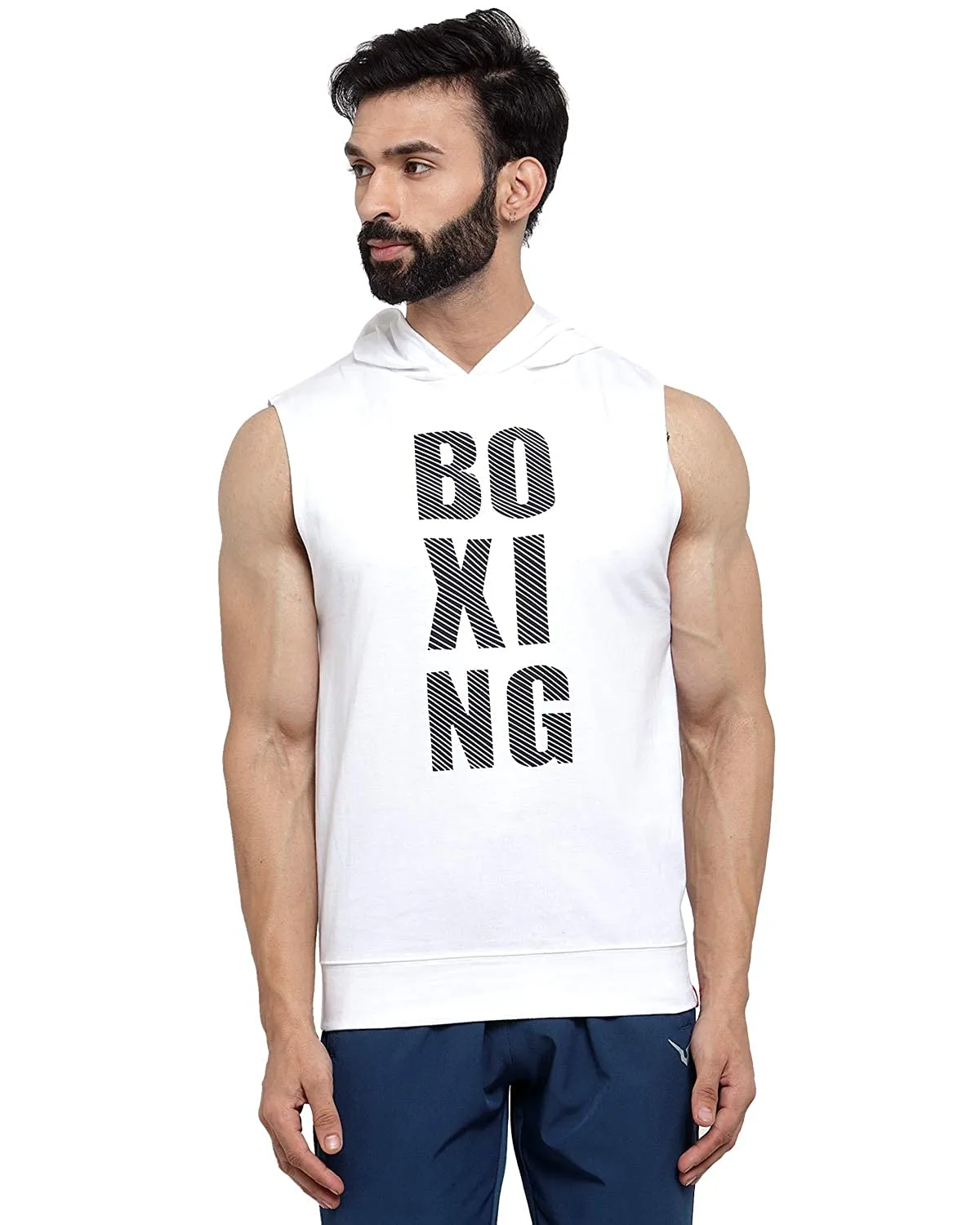 Invincible Men’s Boxing Sleeveless Hoody