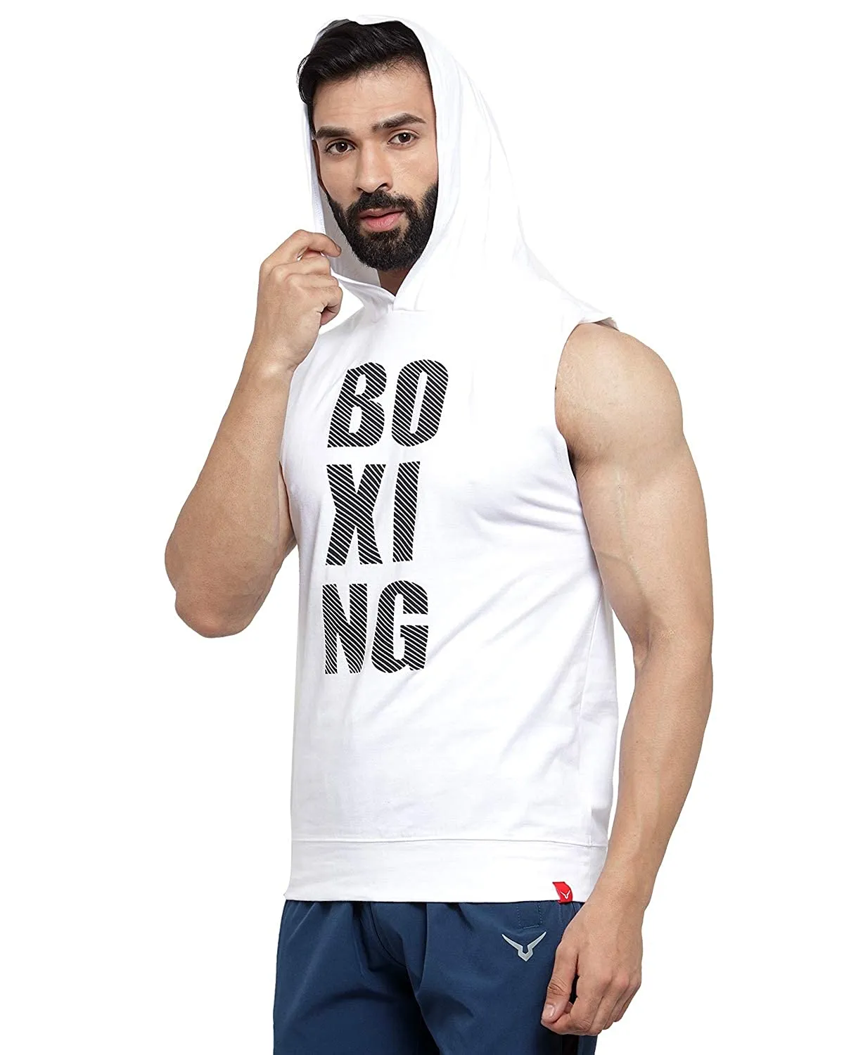 Invincible Men’s Boxing Sleeveless Hoody