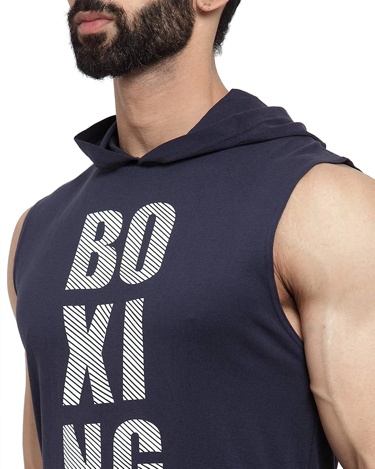 Invincible Men’s Boxing Sleeveless Hoody