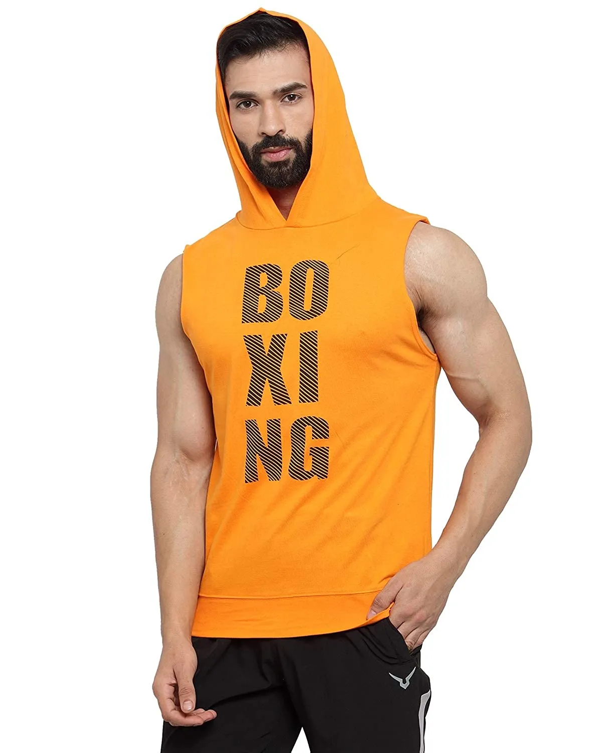 Invincible Men’s Boxing Sleeveless Hoody