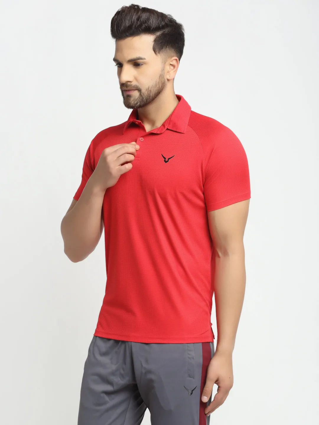 Invincible Men’s Raglan Polo Tee