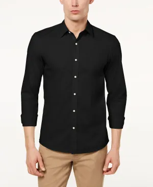 Men's stretch shirt Michael Kors, black