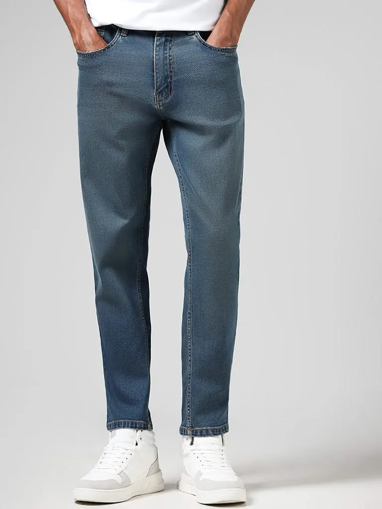 Nuon Mid Blue Slim - Fit Mid - Rise Jeans