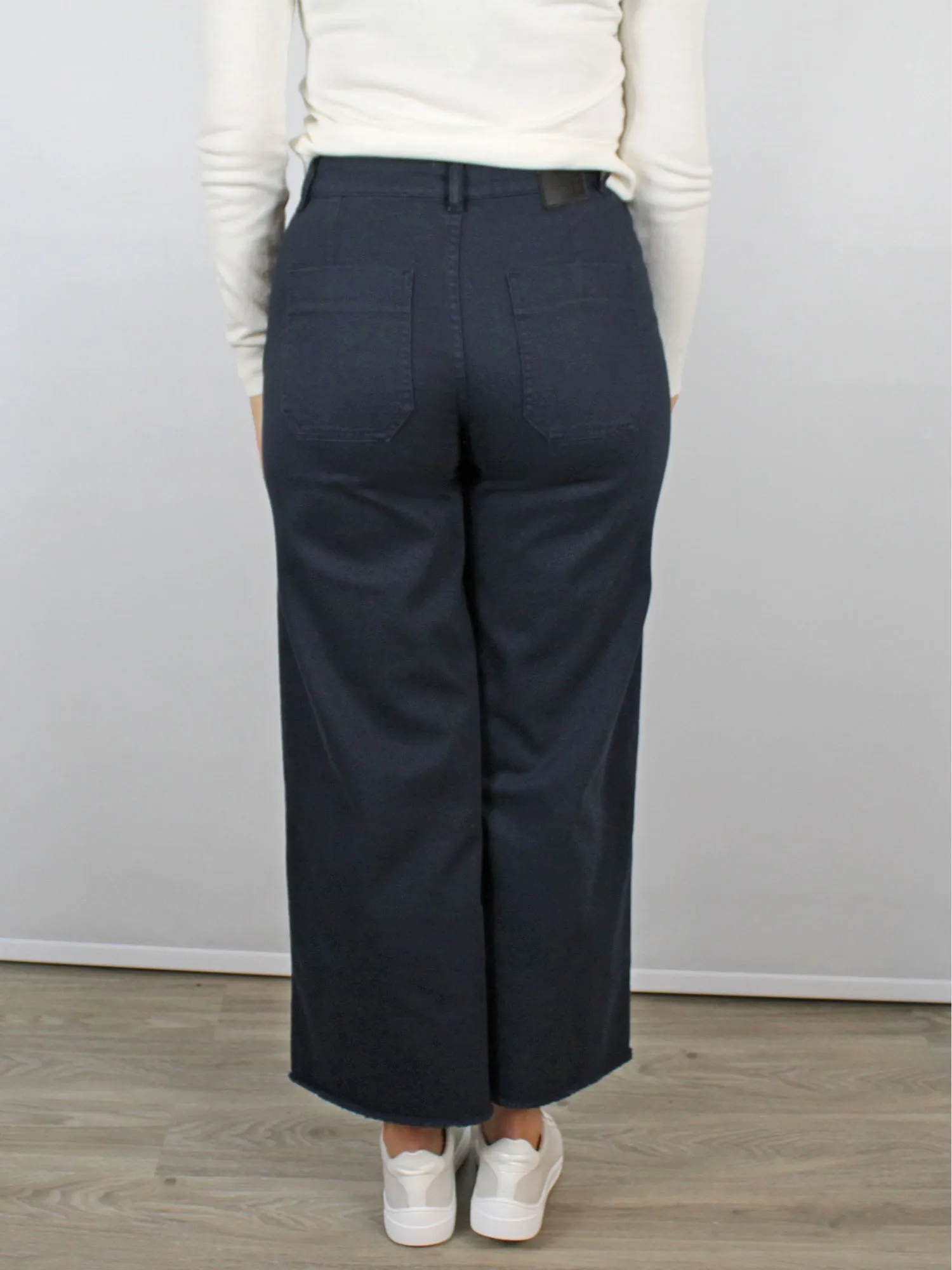 Ottod'Ame Blue Wide Leg Jeans