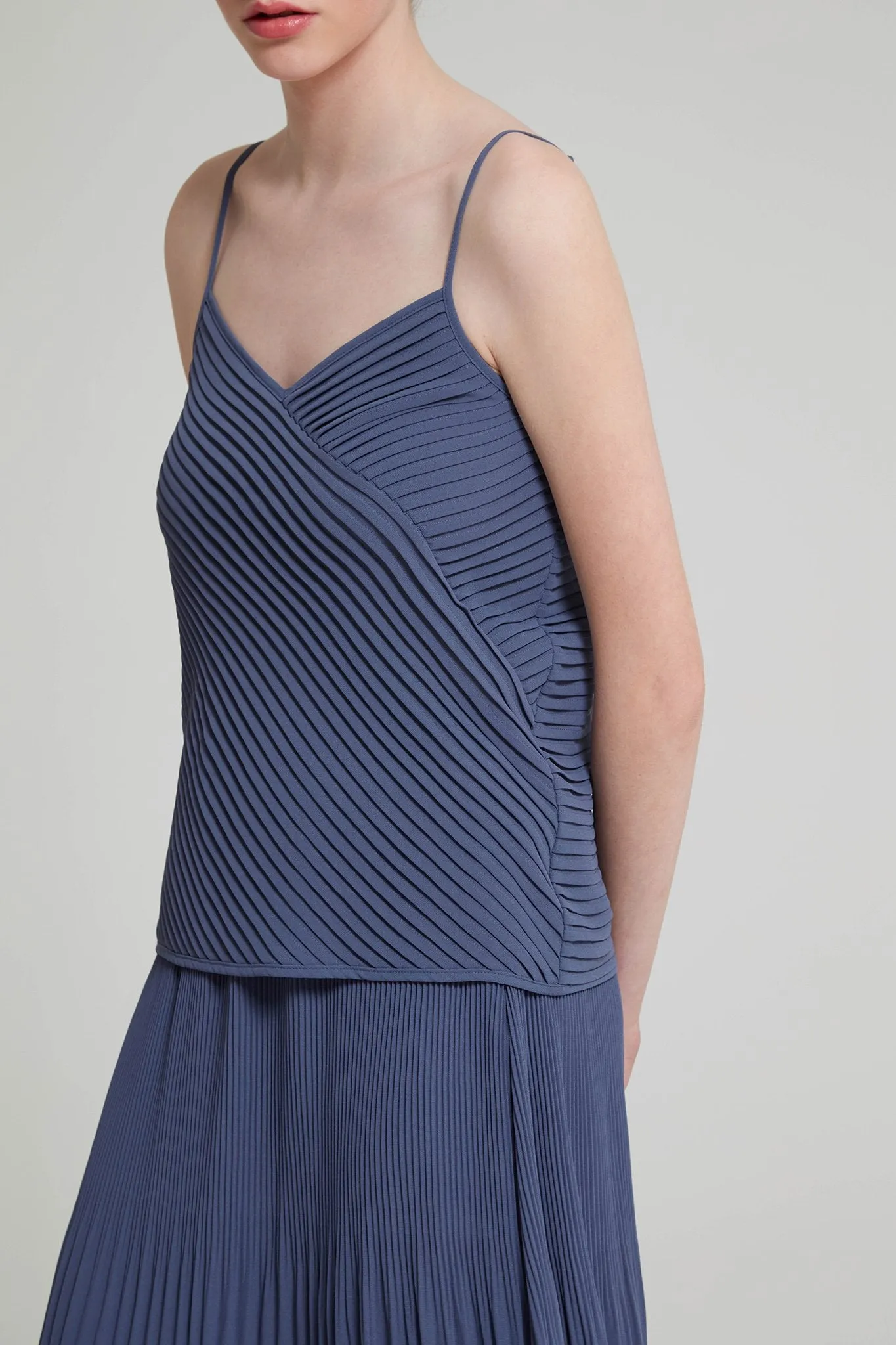 Pleated Georgette Camisole