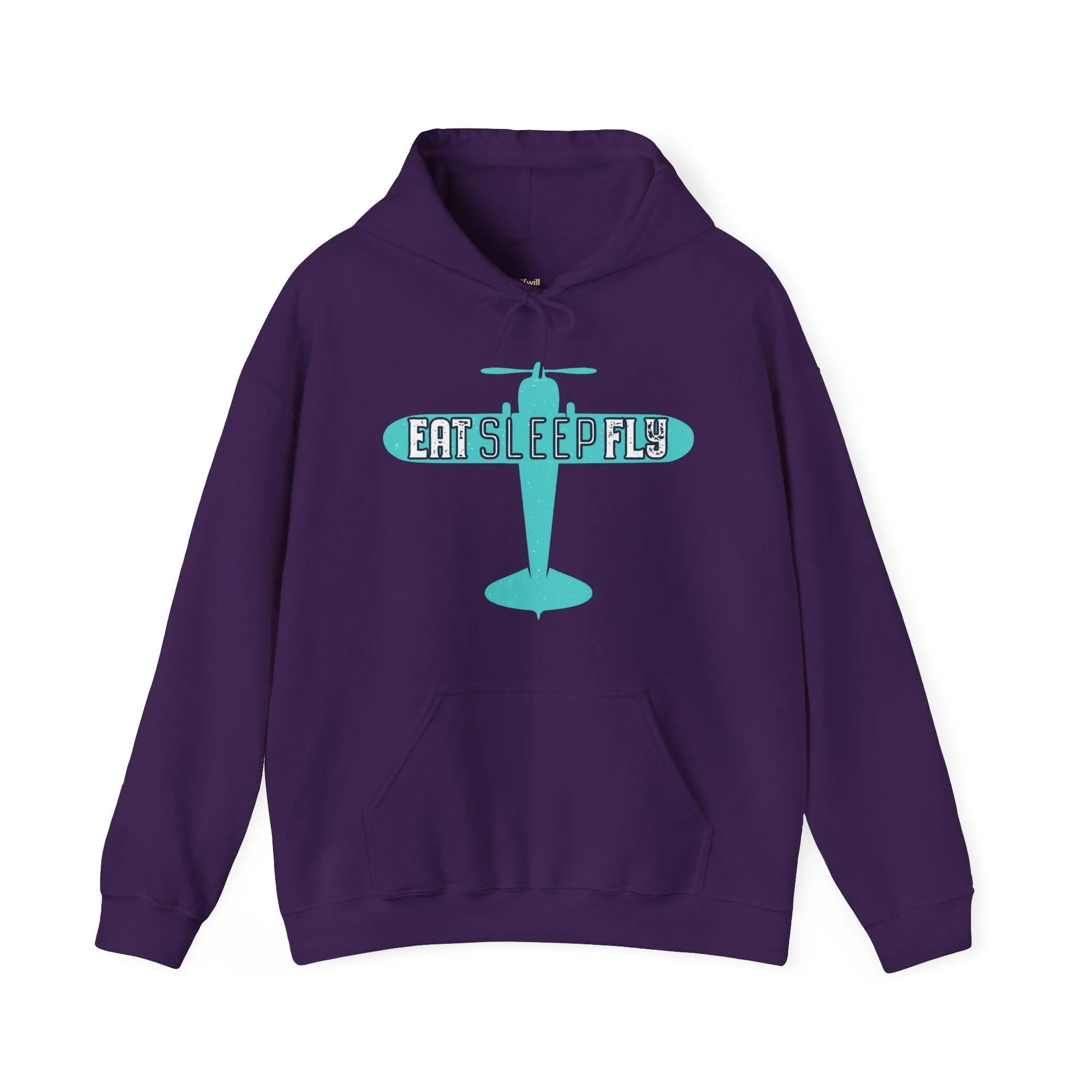 Retro Eat Sleep Fly Hoodie