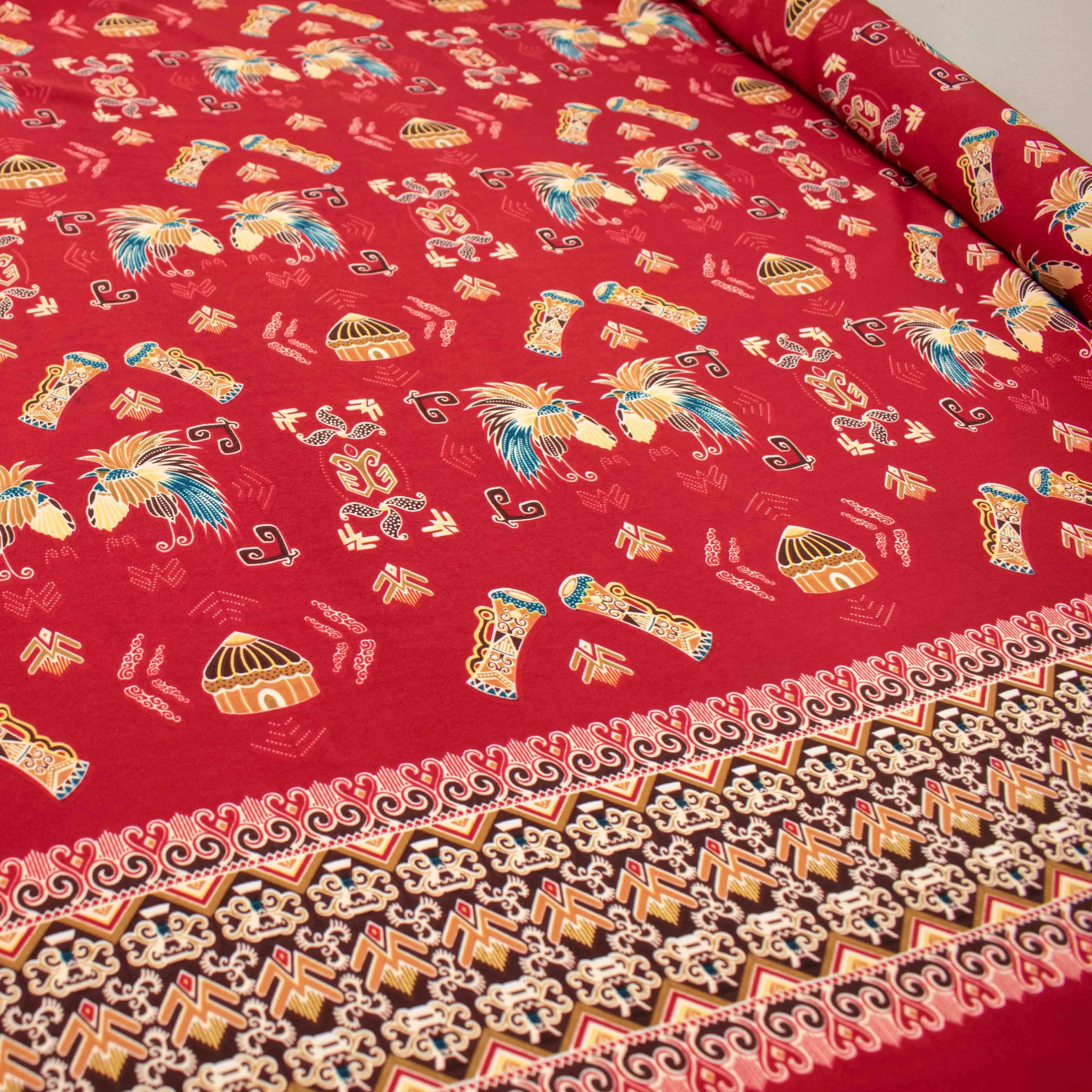 Sahara Wash Prints Design-1 Red