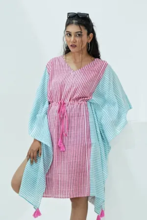 Sugarplum Hand Block Printed Kaftan