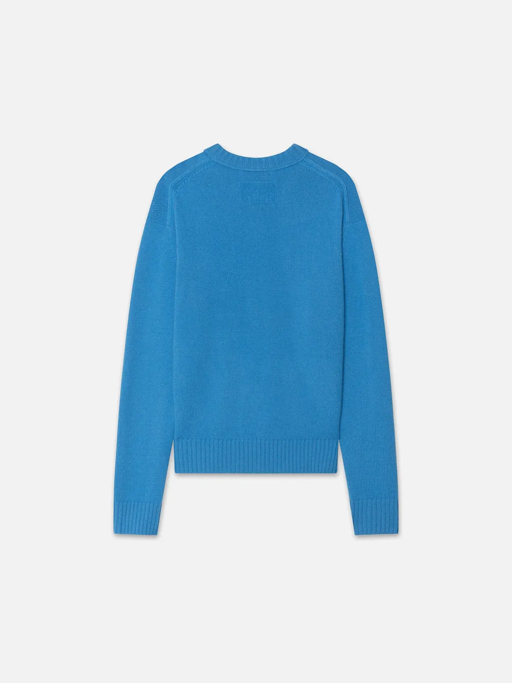 The Cashmere Crewneck Sweater -- Pop Blue