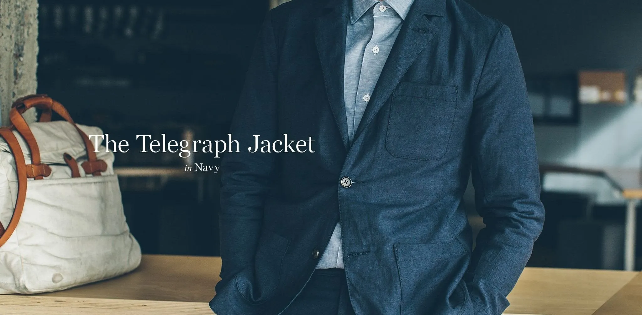 The Telegraph Jacket in Navy