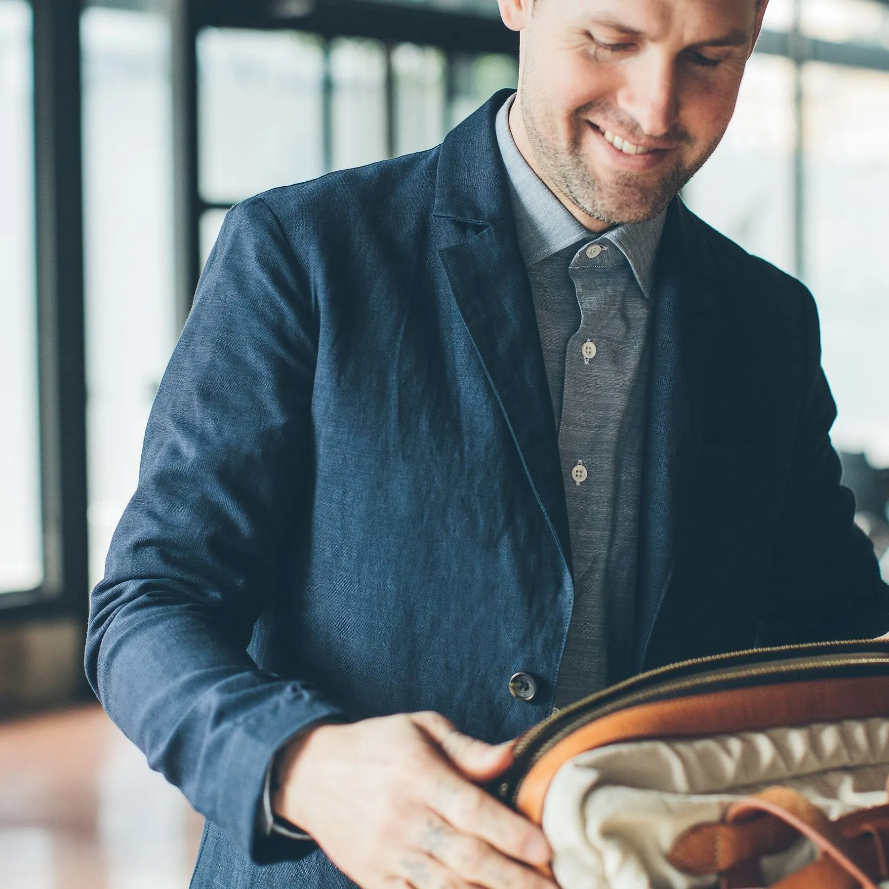 The Telegraph Jacket in Navy