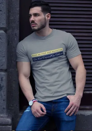 Trendy Stylish Cotton Round Neck Tee for Men