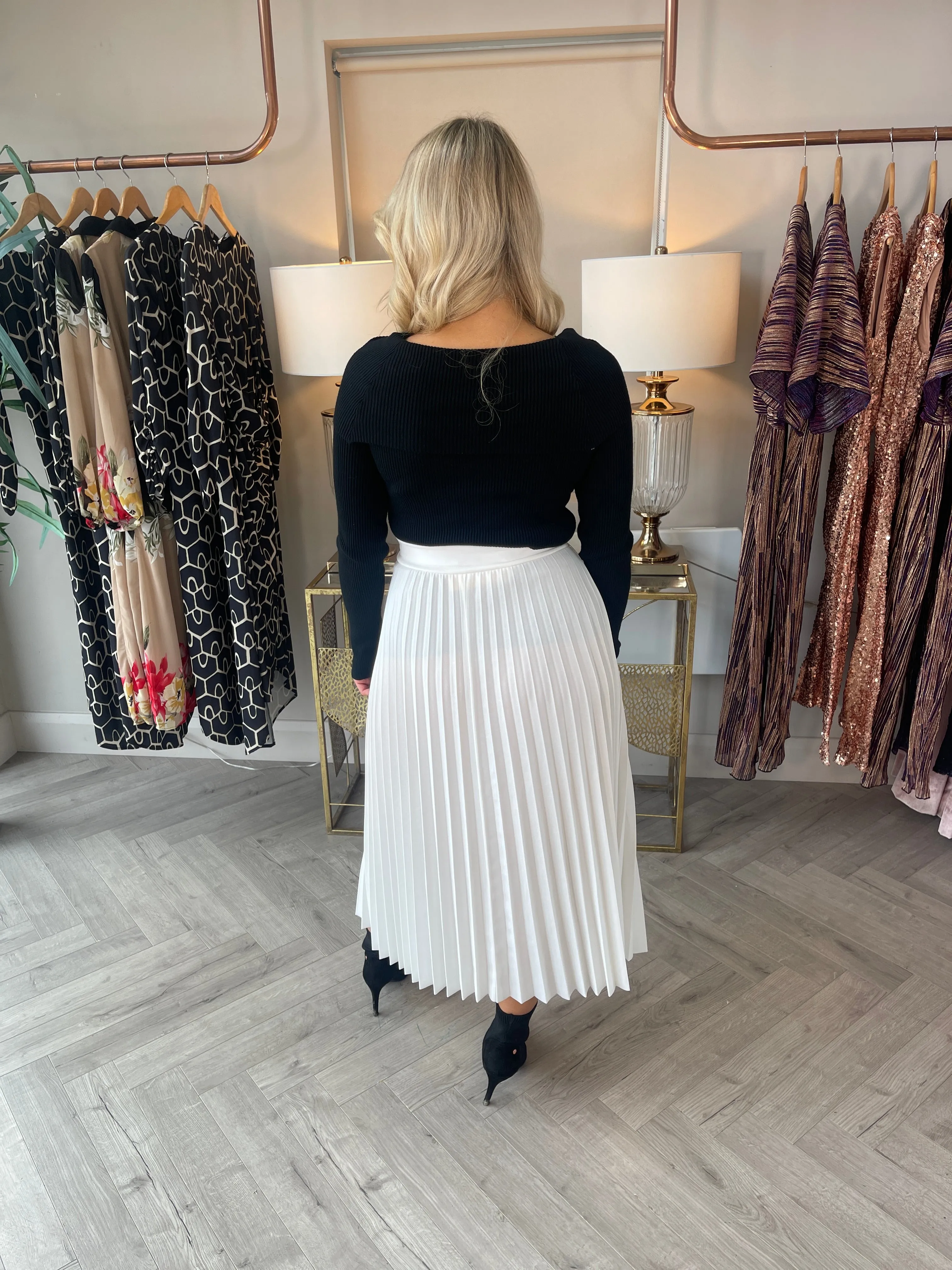 Winter White Kai Skirt